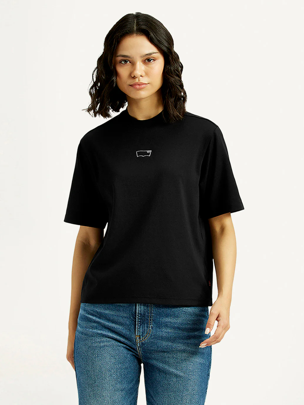 Women's Brand Logo Crew Neck T-shirt - Image 3