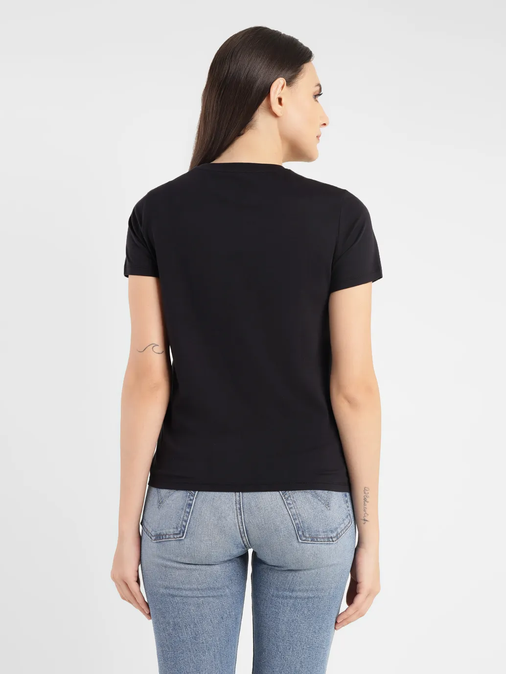 Women's Brand Logo Crew Neck T-shirt - Image 3
