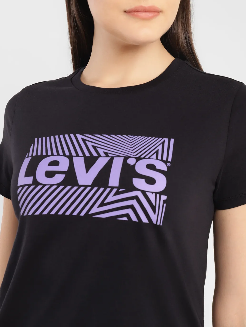 Women's Brand Logo Crew Neck T-shirt - Image 5