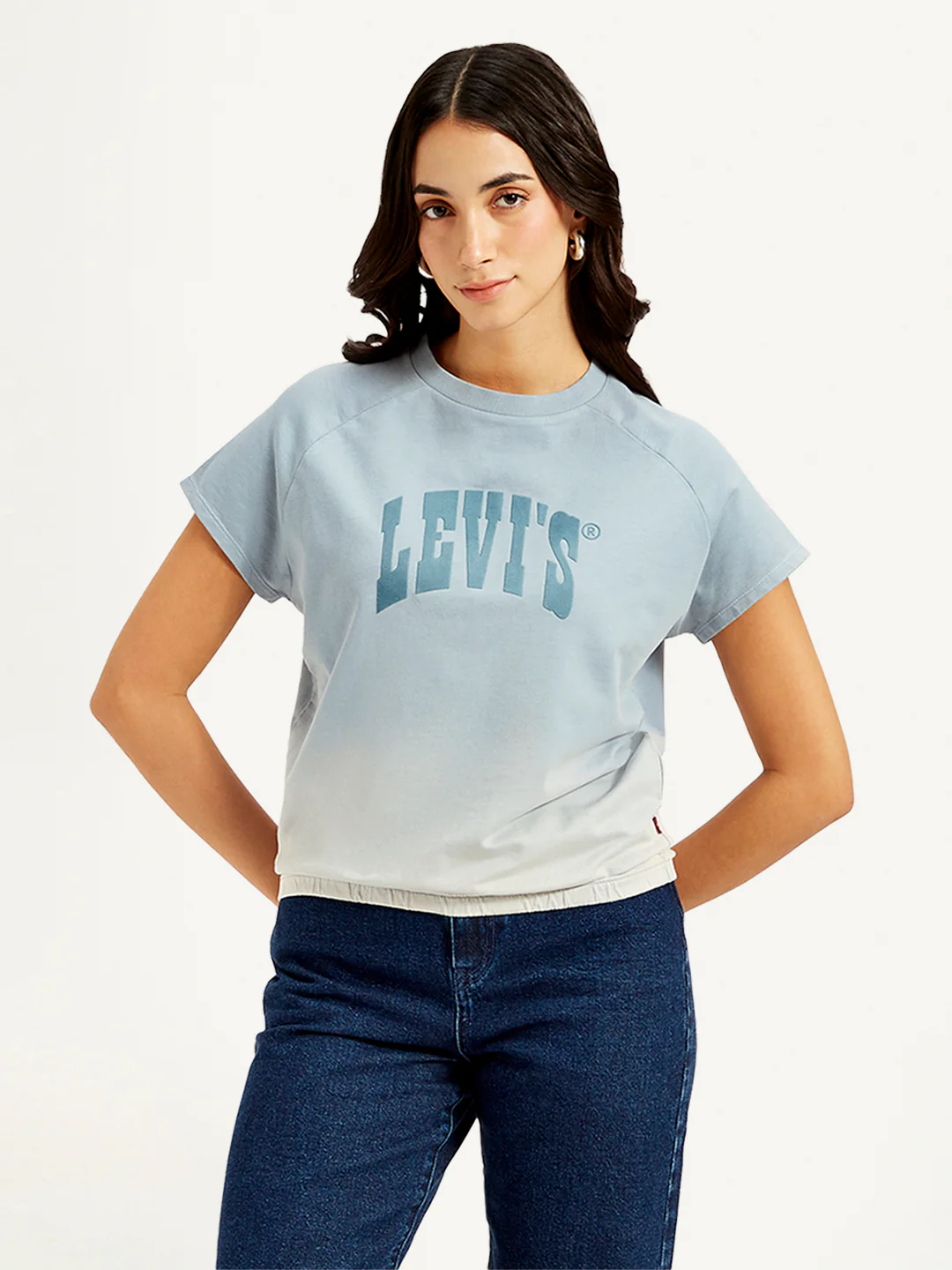 Women's Brand Logo Crew Neck Top - Image 2