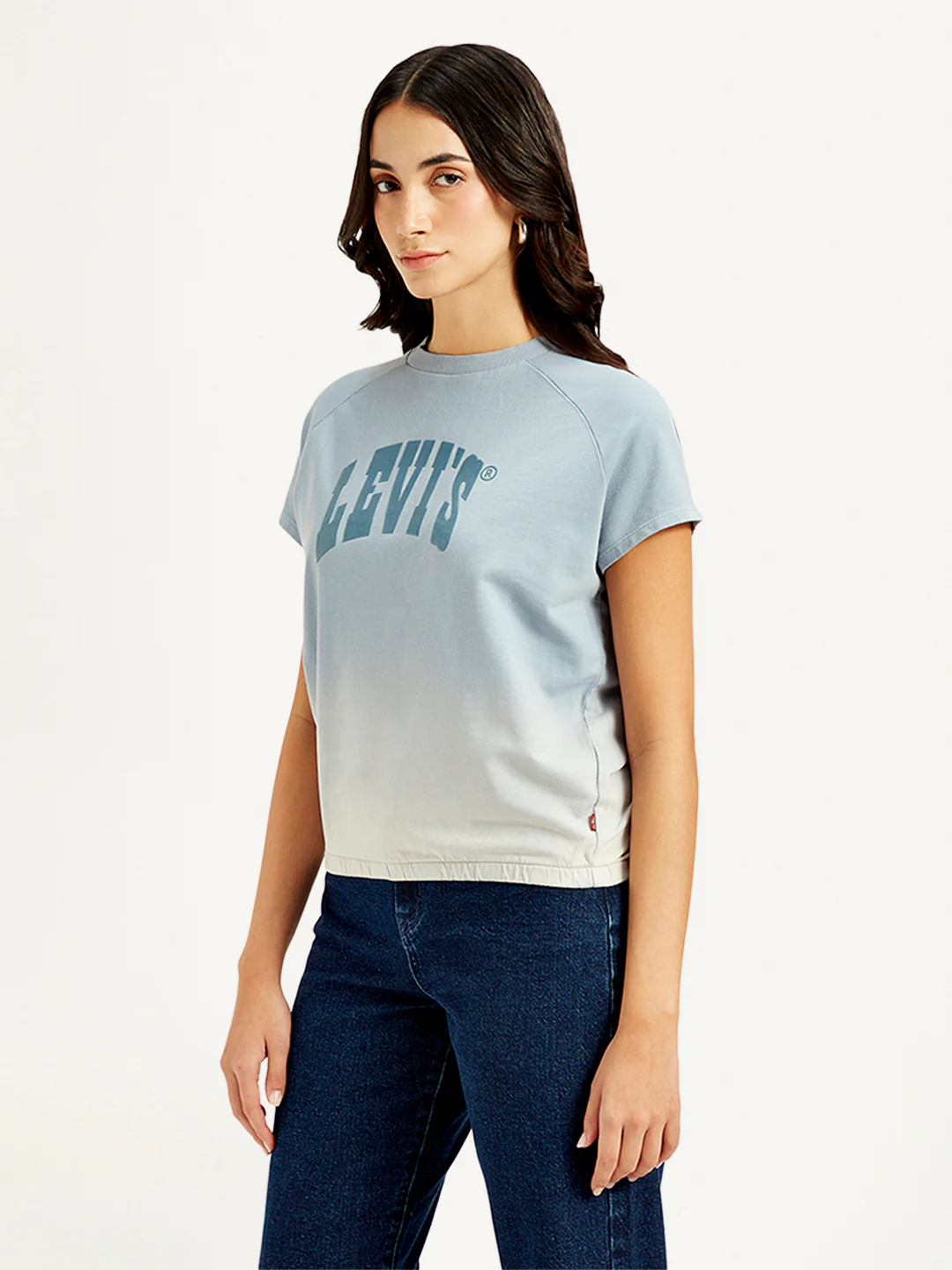 Women's Brand Logo Crew Neck Top - Image 4