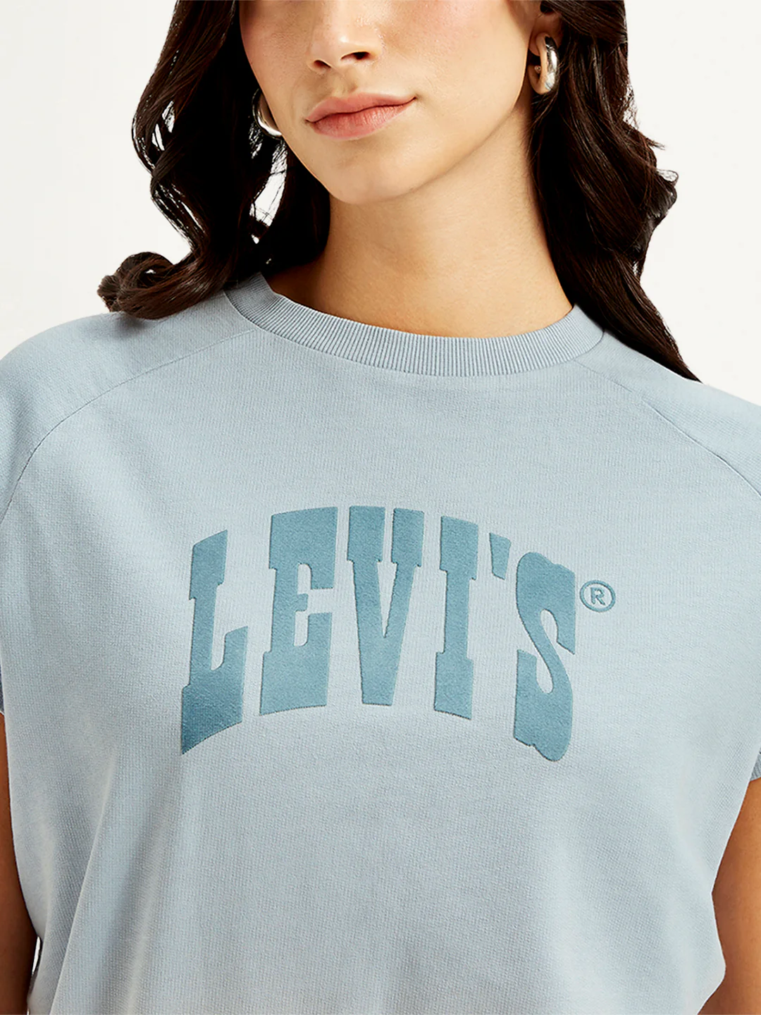 Women's Brand Logo Crew Neck Top - Image 5