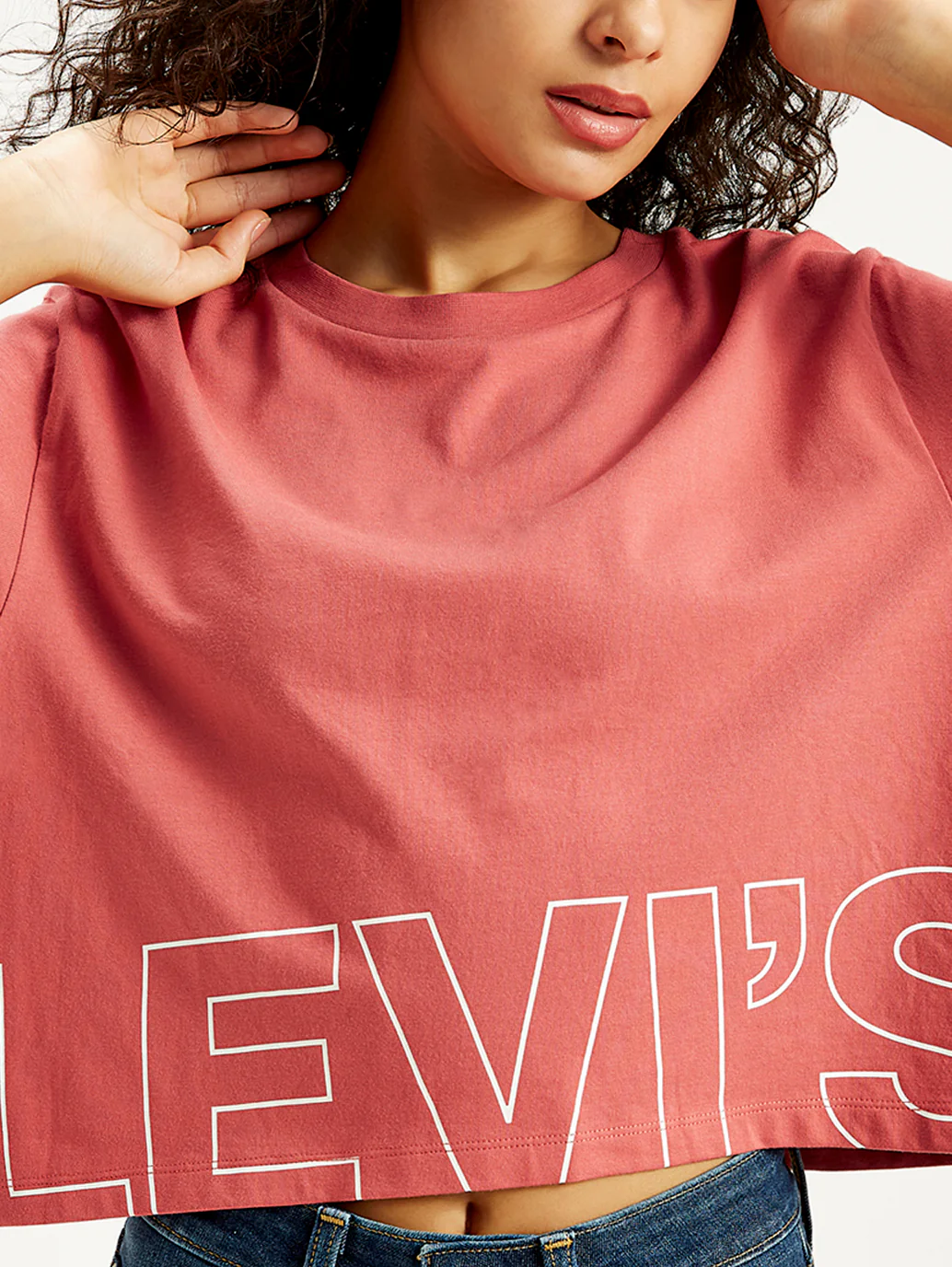 Women's Brand Logo Loose Fit T-Shirt - Image 6