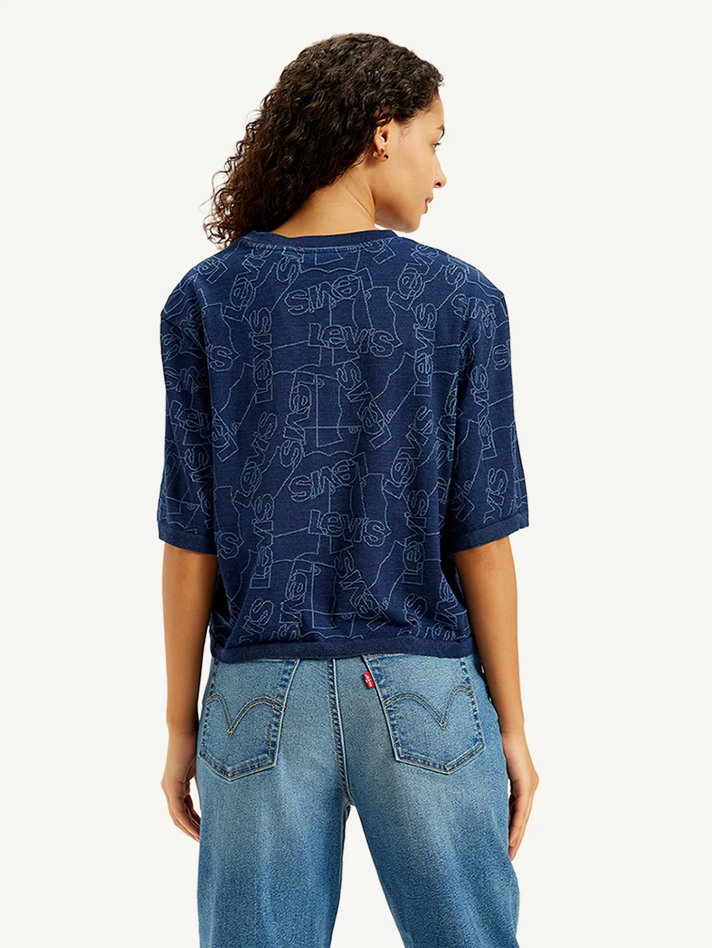 Women's Brand Logo Loose Fit T-Shirt - Image 4