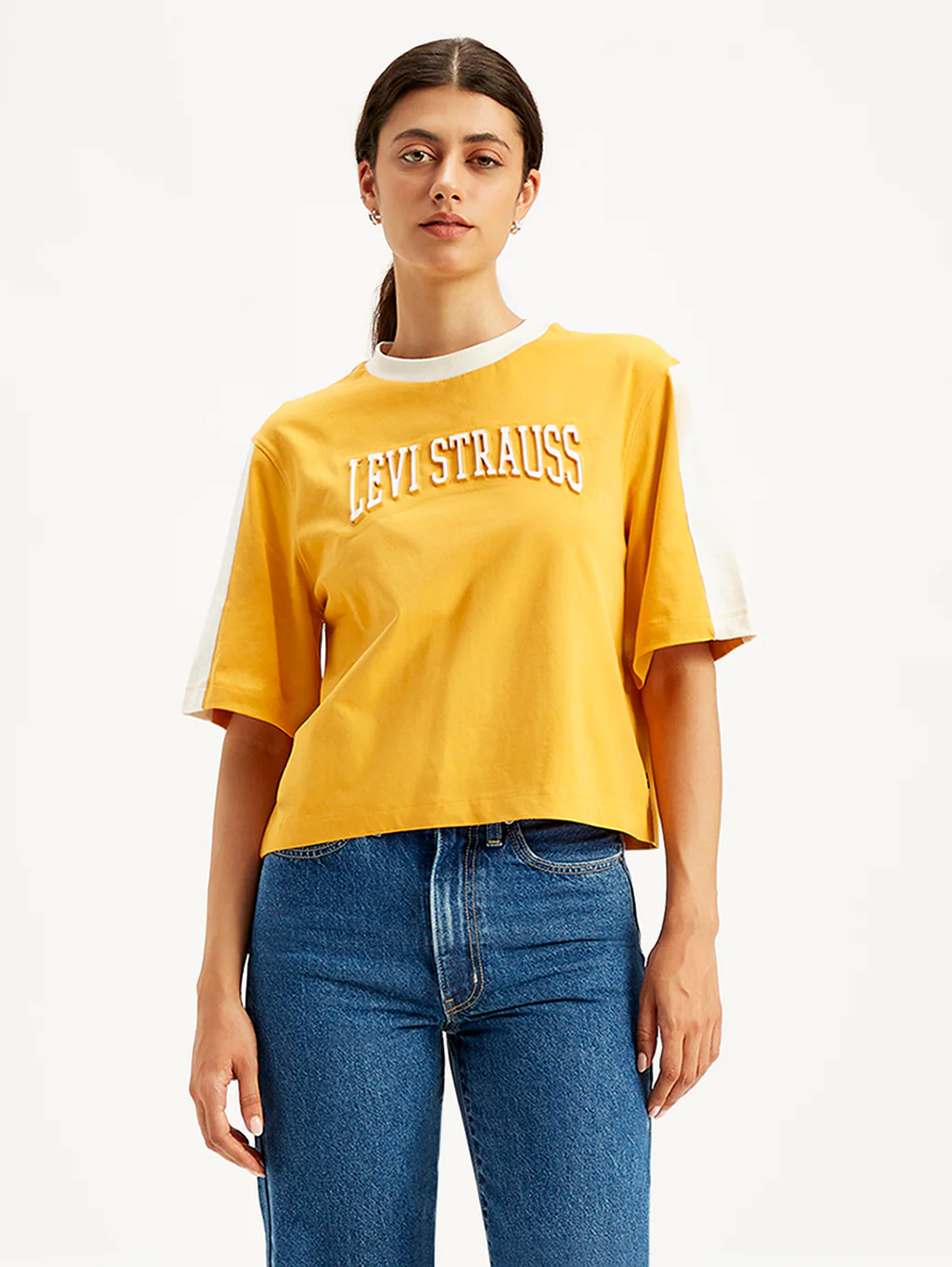 Women's Brand Logo Loose Fit T-Shirt - Image 3