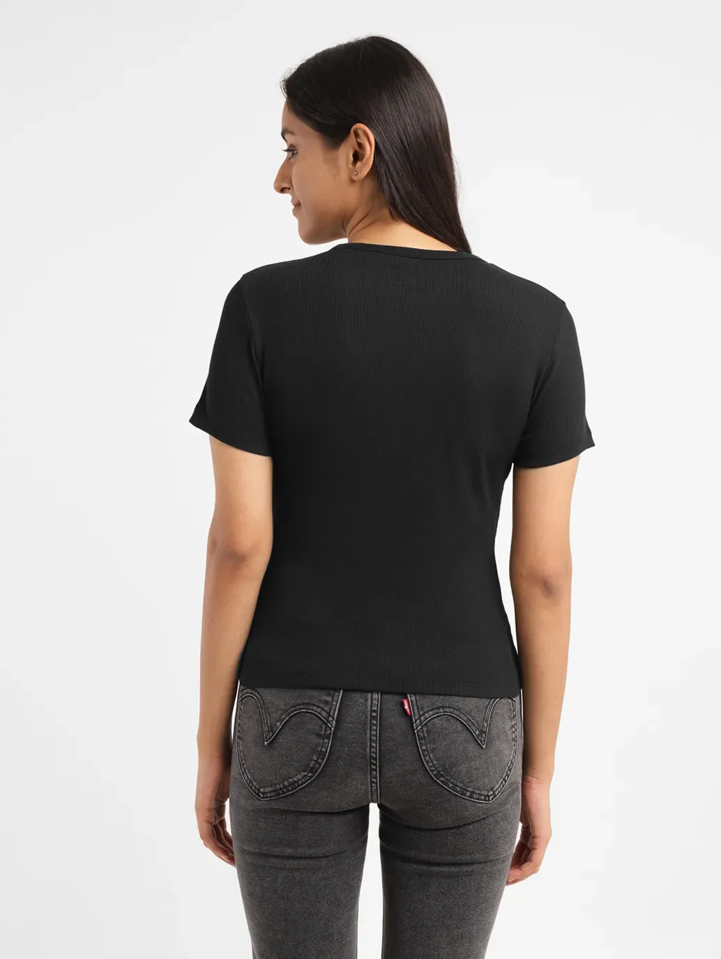Women's Brand Logo Regular Fit T-shirt - Image 3