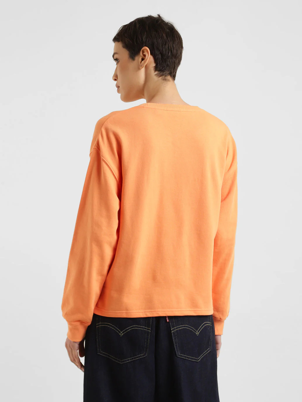 Women's Brand Logo Crew Neck Sweatshirt - Image 3
