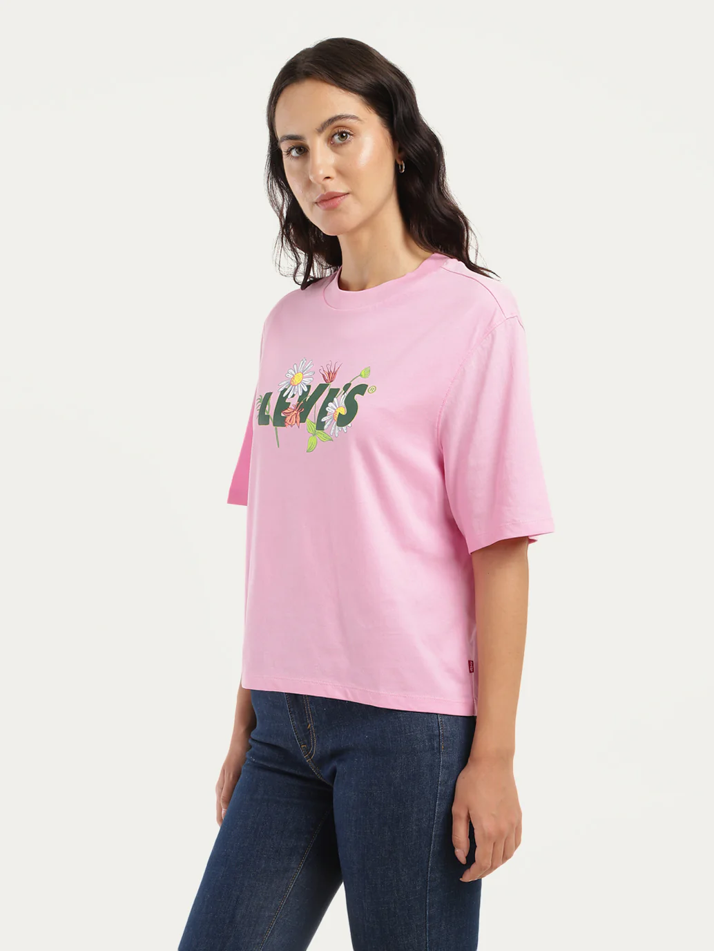 Women's Brand Logo Oversized T-Shirt - Image 5