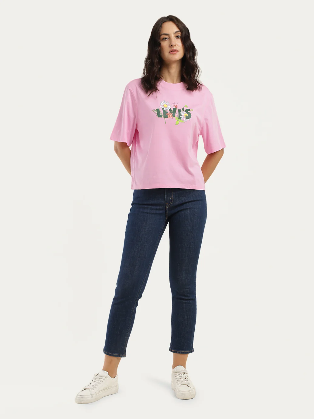 Women's Brand Logo Oversized T-Shirt - Image 6