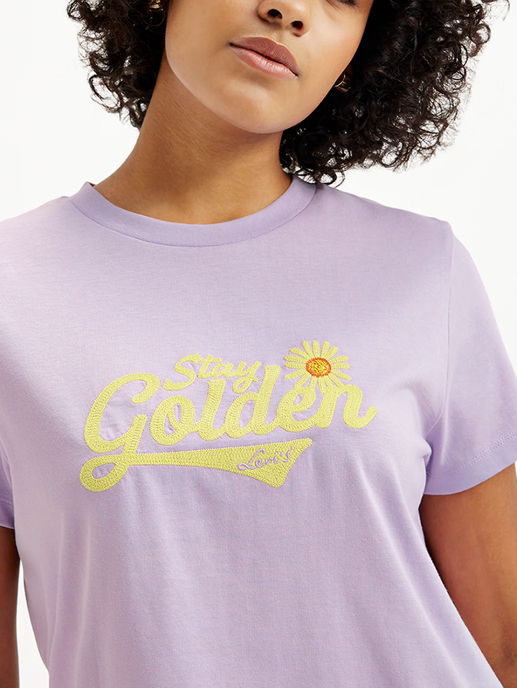 Women's Brand Logo Regular Fit Crop T-Shirt - Image 5