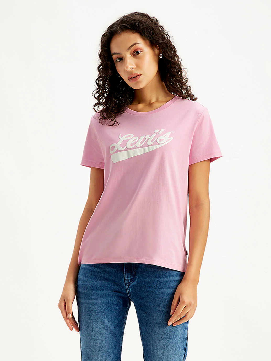 Women's Brand Logo Regular Fit T-Shirt - Image 3
