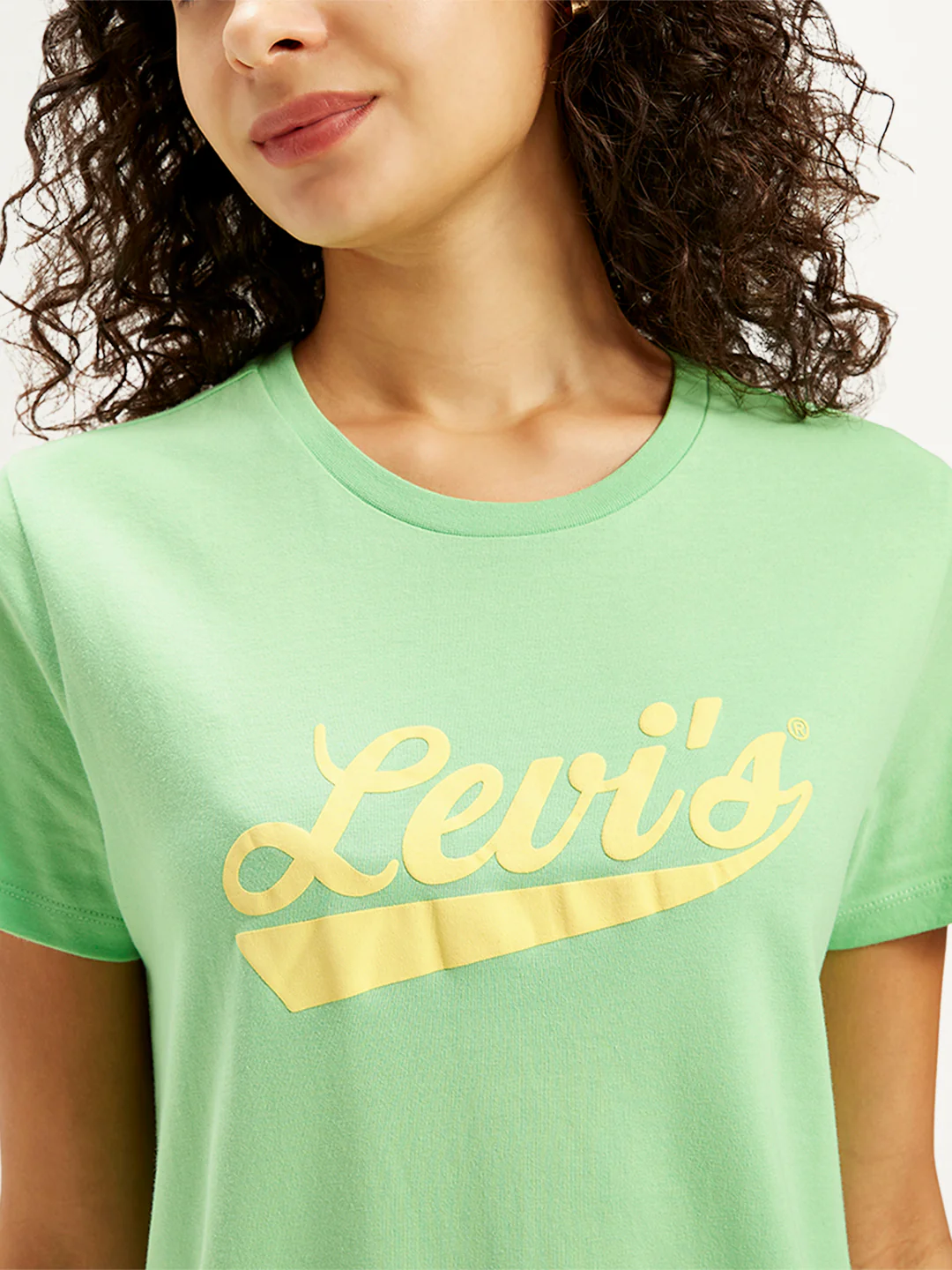 Women's Brand Logo Regular Fit T-Shirt - Image 4