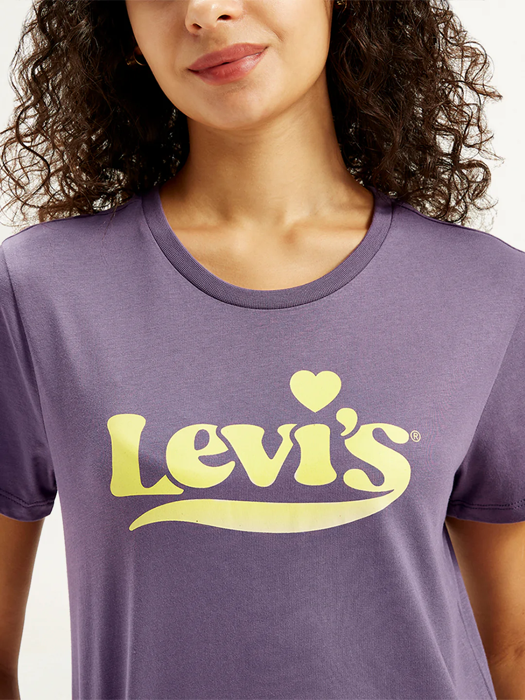 Women's Brand Logo Regular Fit T-Shirt - Image 5