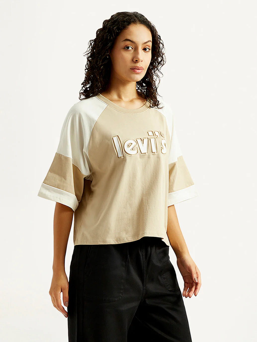 Women's Brand Logo Relaxed Fit T-shirt - Image 4