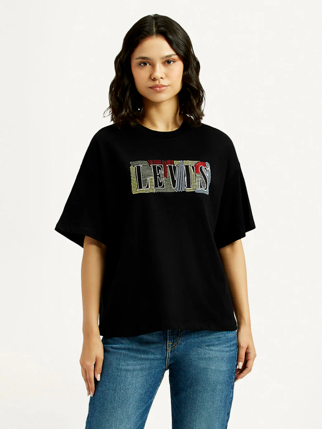 Women's Brand Logo Relaxed Fit T-shirt - Image 2