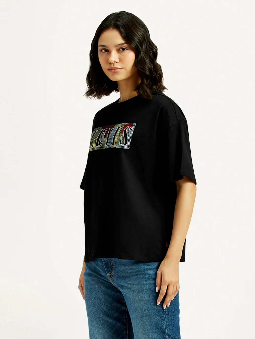 Women's Brand Logo Relaxed Fit T-shirt - Image 5