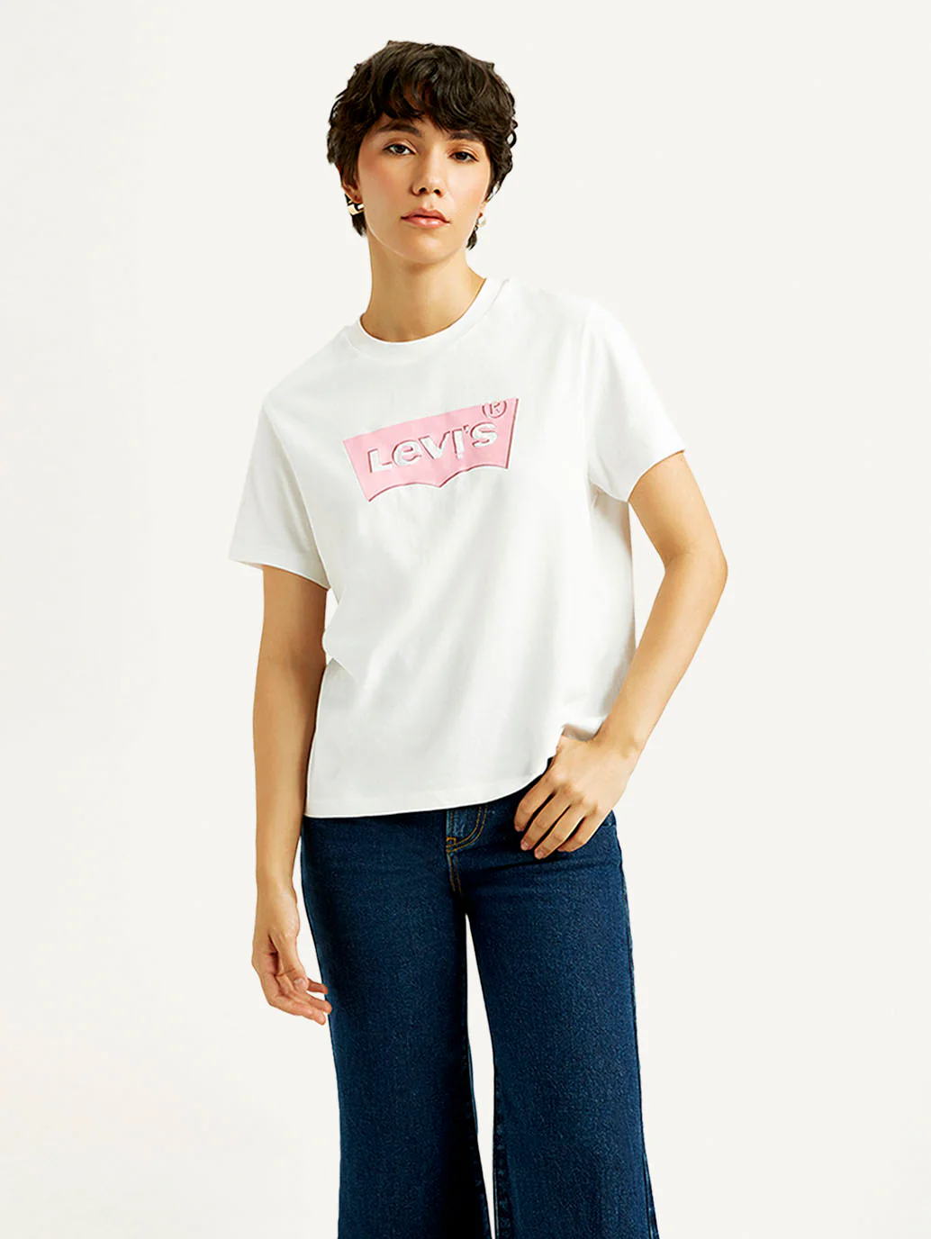 Women's Brand Logo Relaxed Fit T-shirt - Image 2