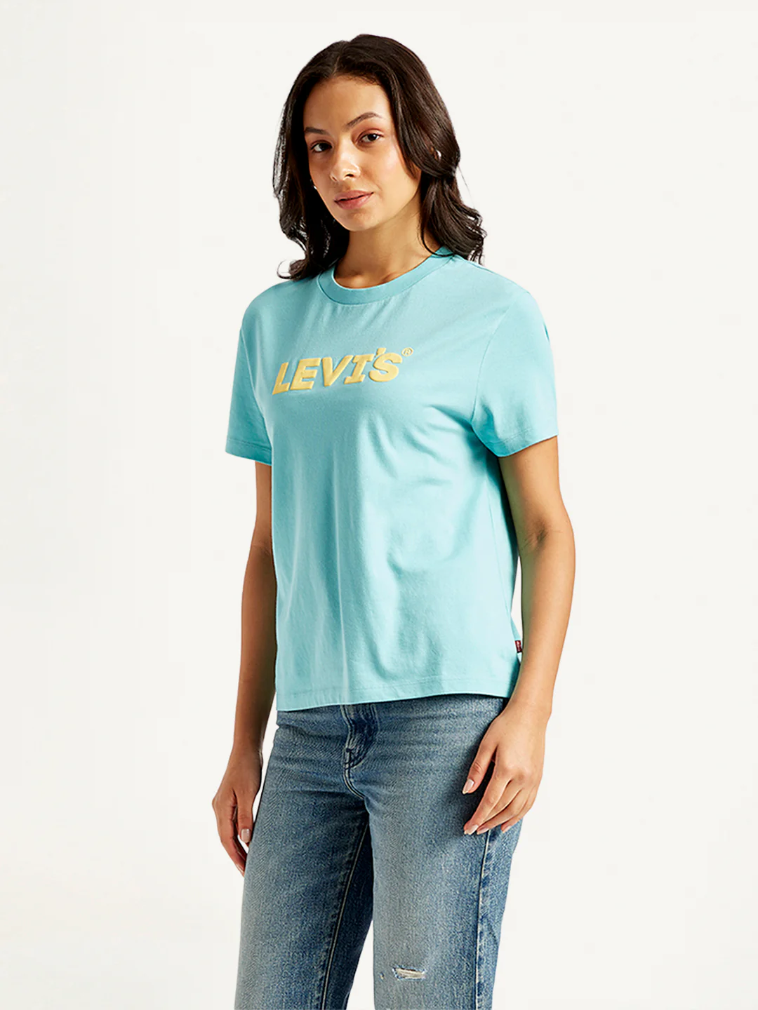 Women's Brand Logo Relaxed Fit T-shirt - Image 4