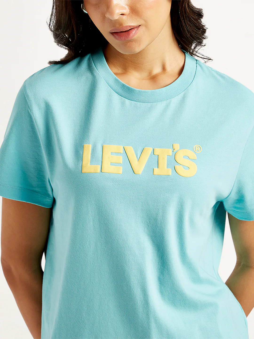 Women's Brand Logo Relaxed Fit T-shirt - Image 5