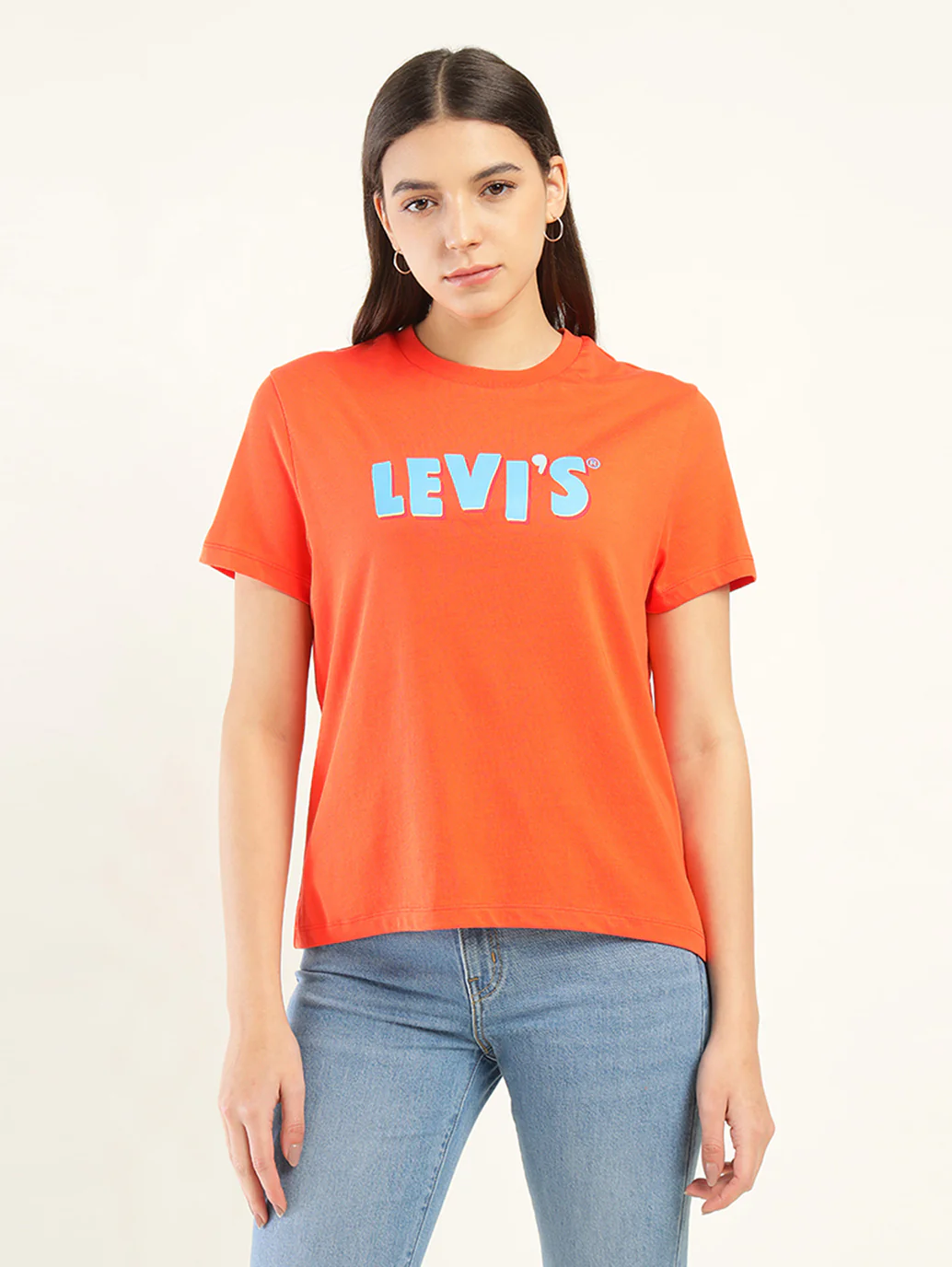 Women's Brand Logo Relaxed Fit T-shirt - Image 2