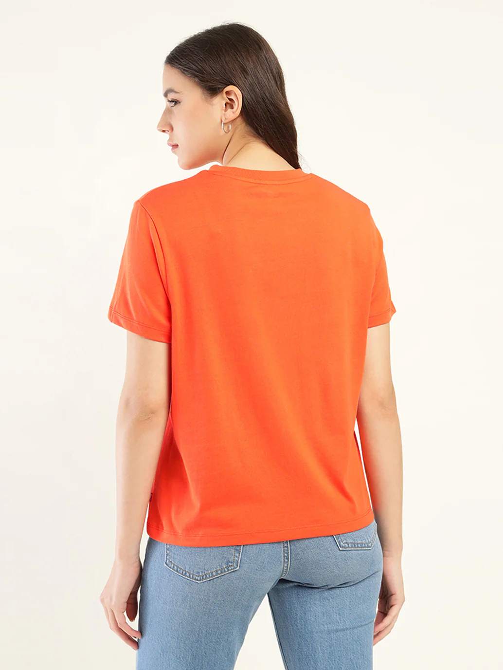 Women's Brand Logo Relaxed Fit T-shirt - Image 3