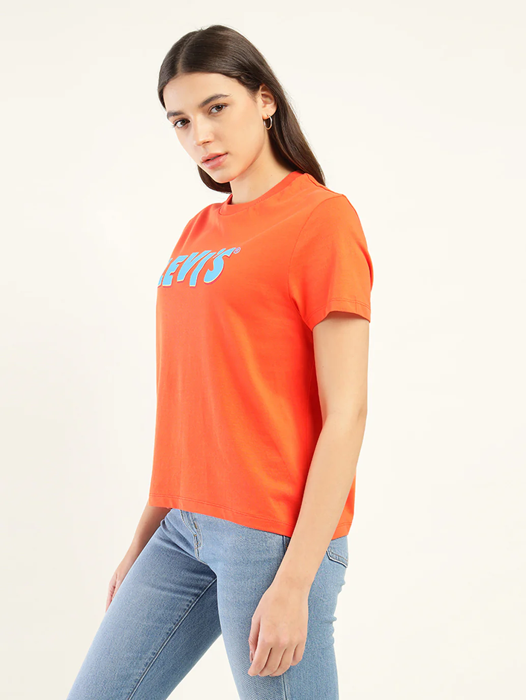 Women's Brand Logo Relaxed Fit T-shirt - Image 5