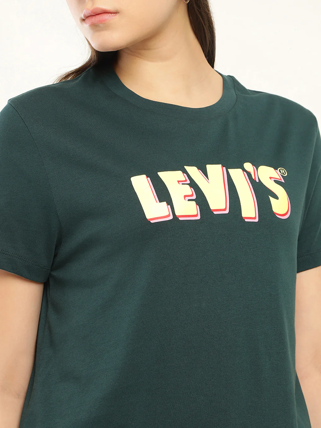 Women's Brand Logo Relaxed Fit T-shirt - Image 4