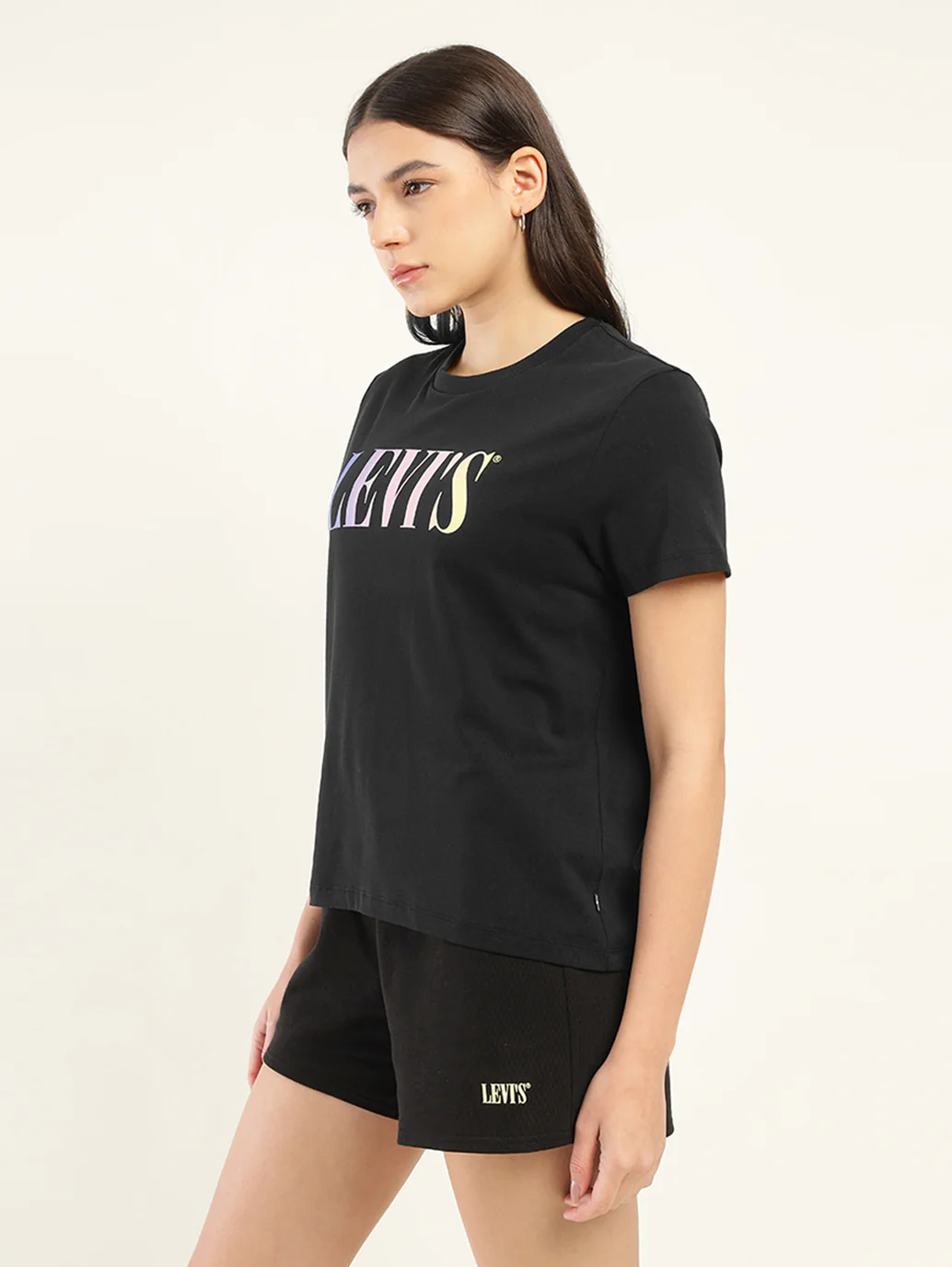 Women's Brand Logo Relaxed Fit T-shirt - Image 5