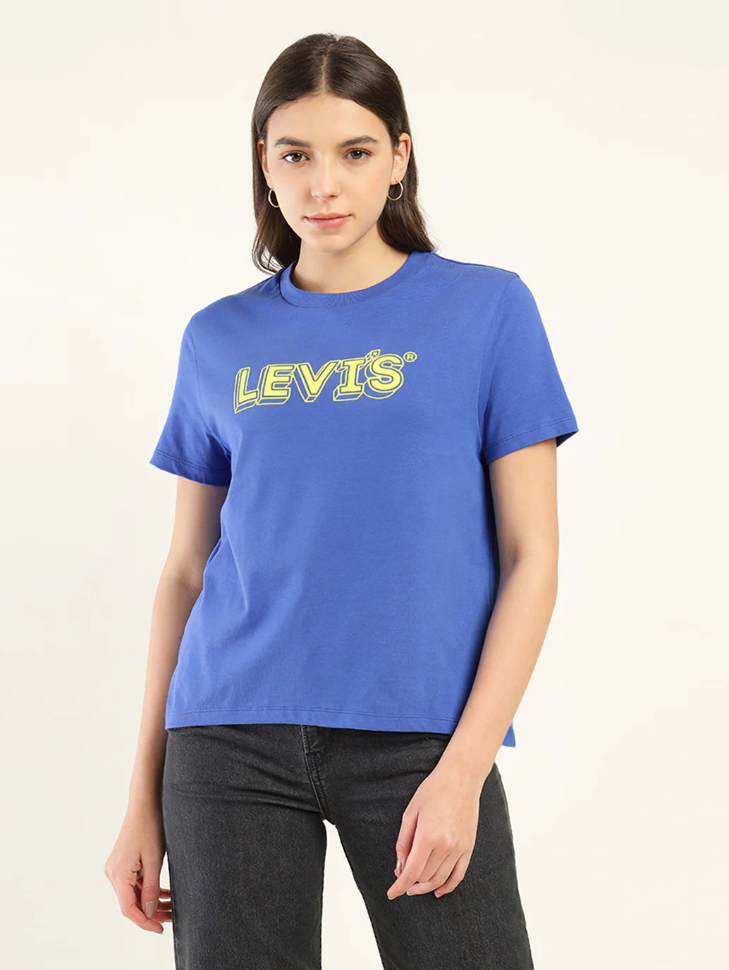 Women's Brand Logo Relaxed Fit T-shirt - Image 2
