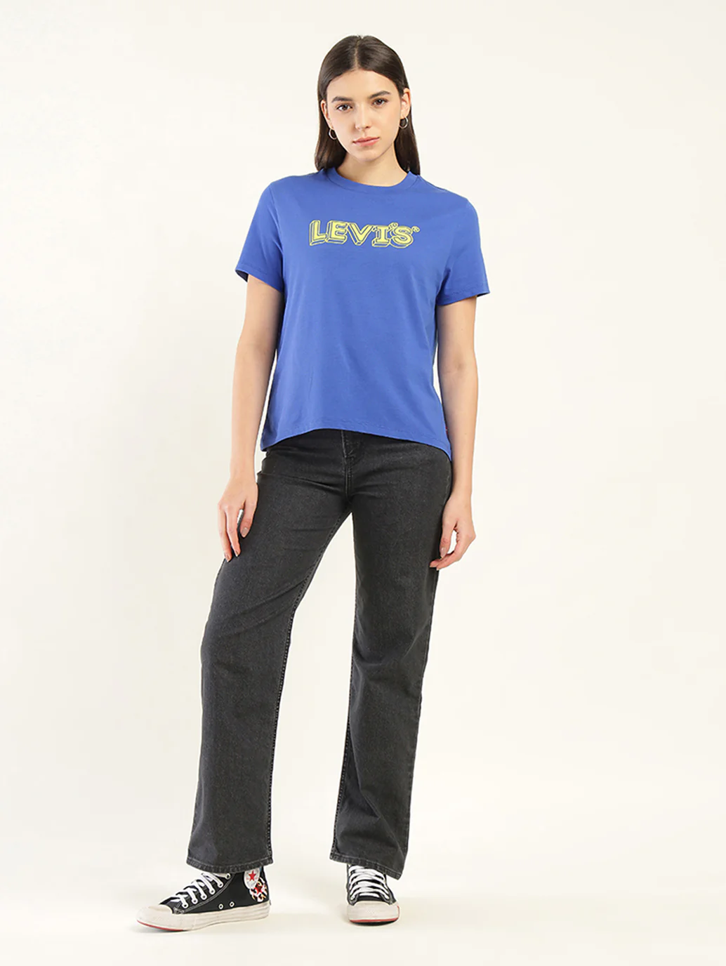 Women's Brand Logo Relaxed Fit T-shirt - Image 6