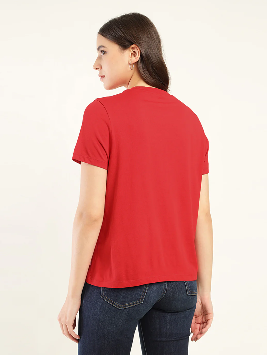 Women's Brand Logo Relaxed Fit T-shirt - Image 3