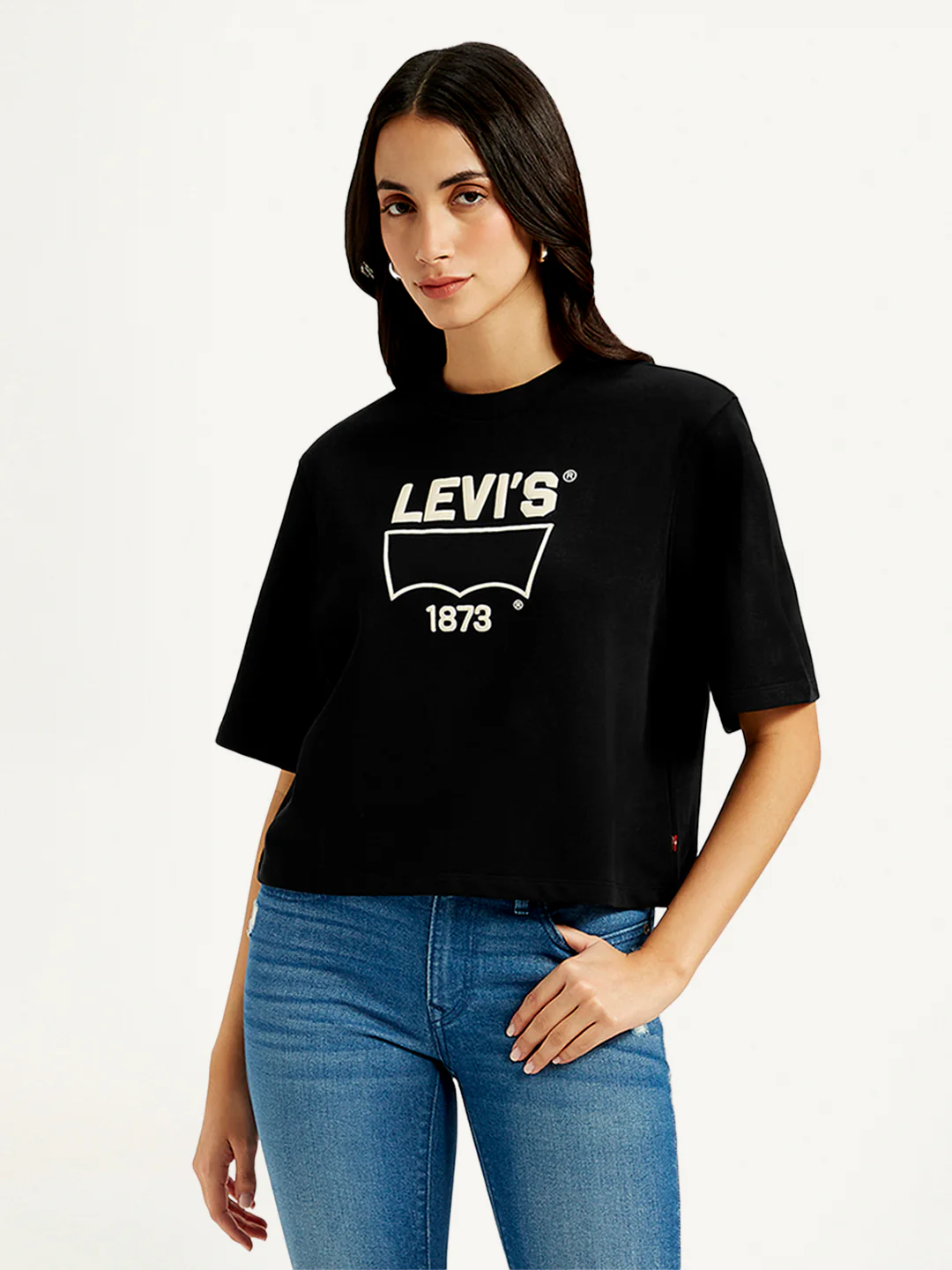 Women's Brand Logo Regular Fit T-shirt - Image 2