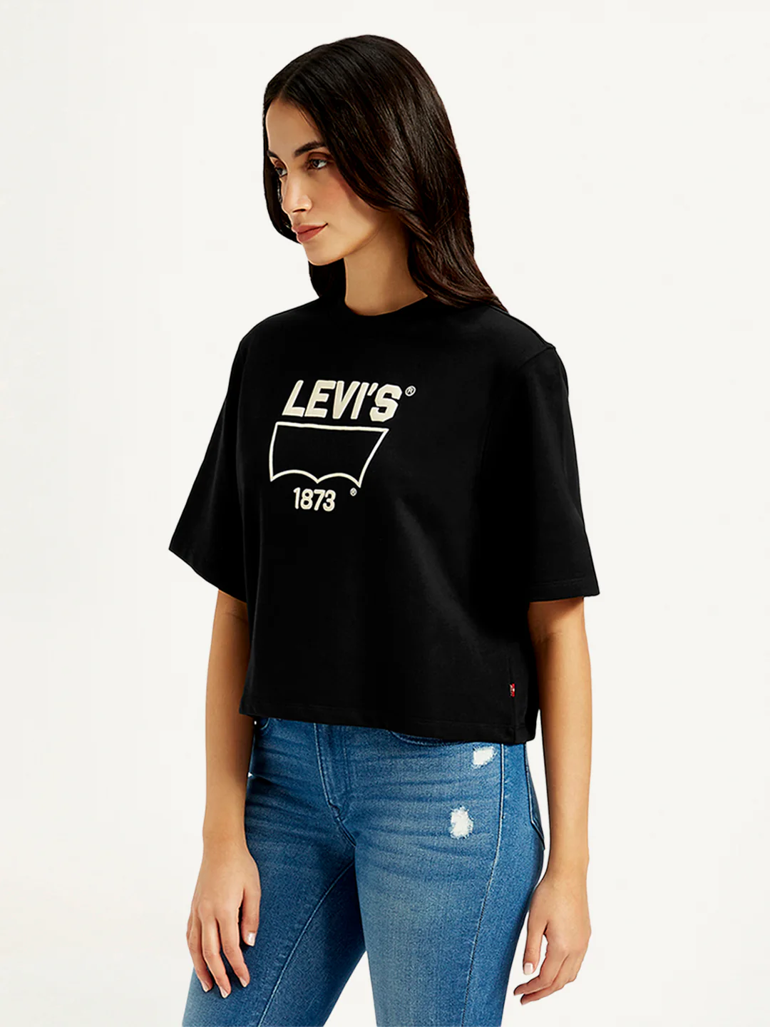 Women's Brand Logo Regular Fit T-shirt - Image 4