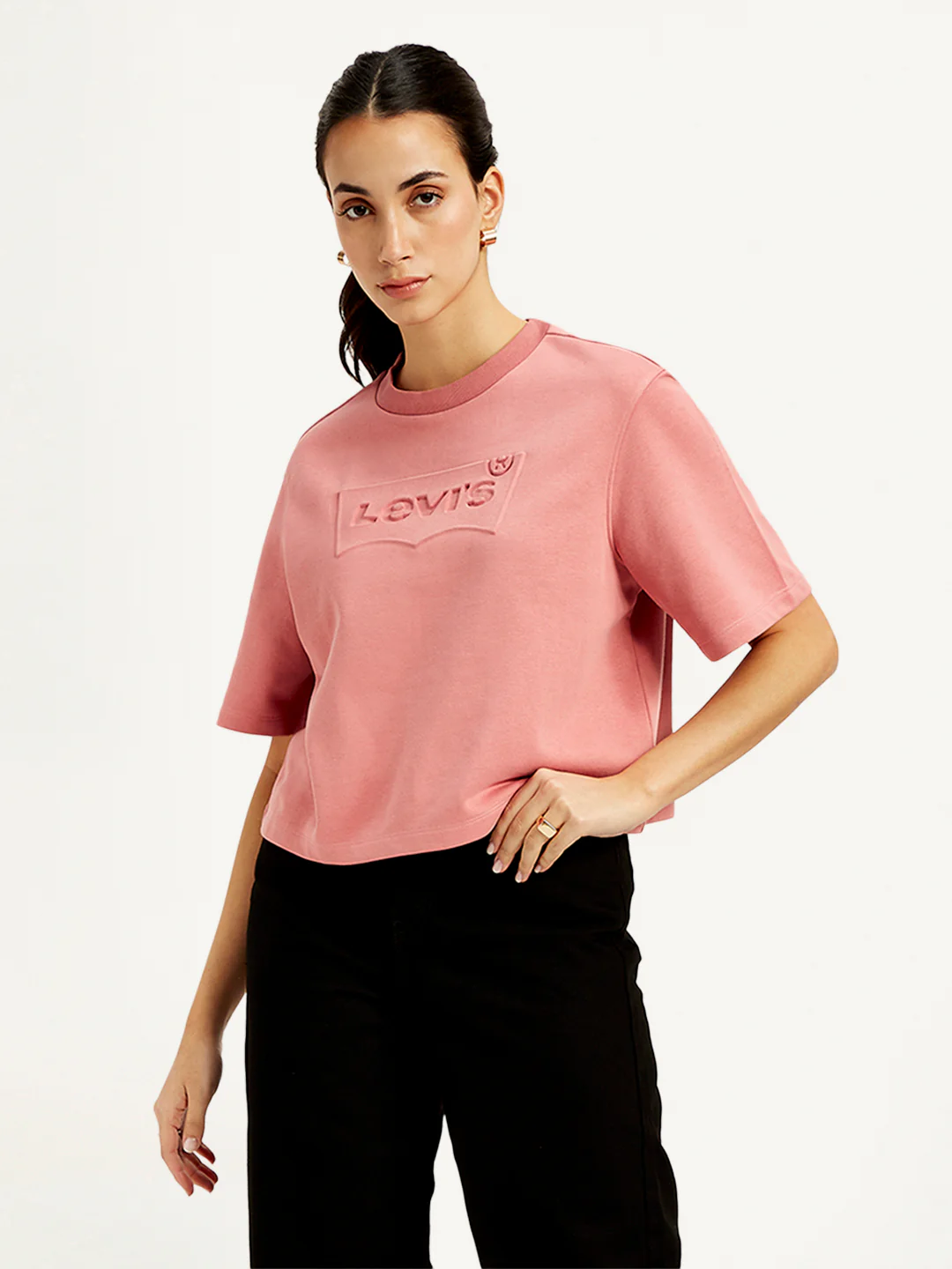 Women's Brand Logo Regular Fit T-shirt - Image 2