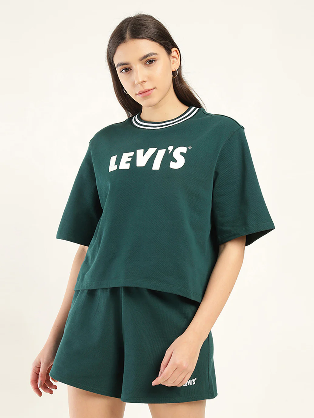 Women's Brand Logo Relaxed Fit T-shirt - Image 2