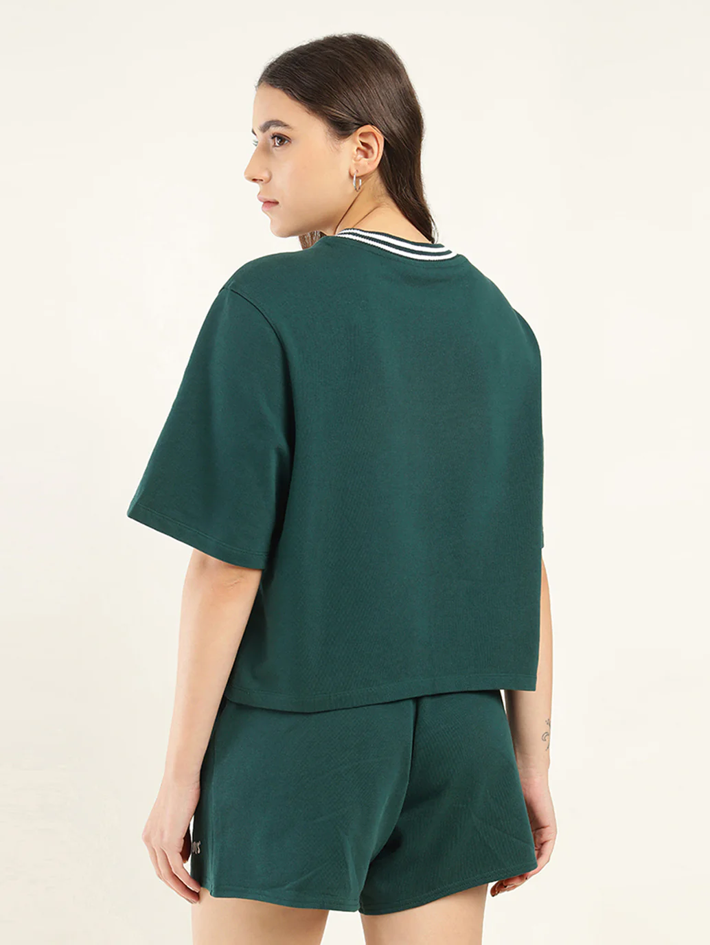 Women's Brand Logo Relaxed Fit T-shirt - Image 3