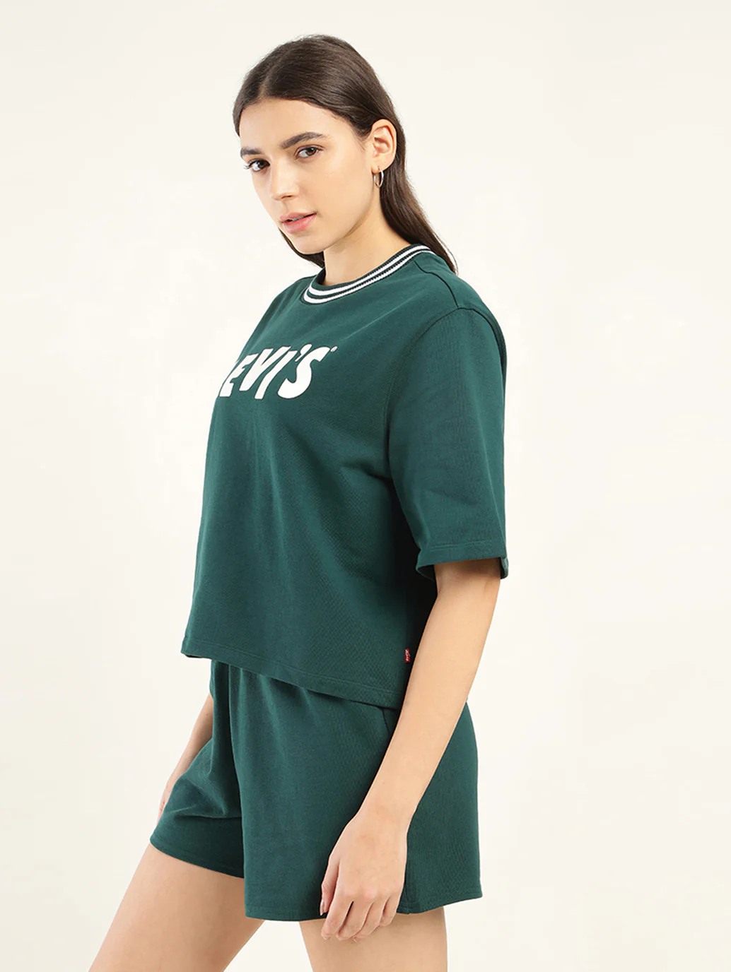 Women's Brand Logo Relaxed Fit T-shirt - Image 5