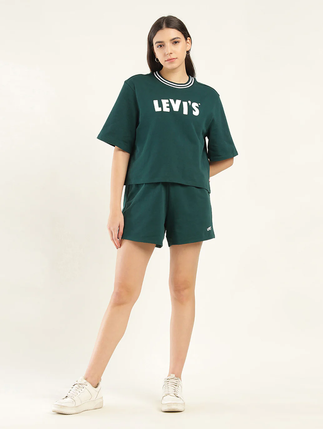 Women's Brand Logo Relaxed Fit T-shirt - Image 6