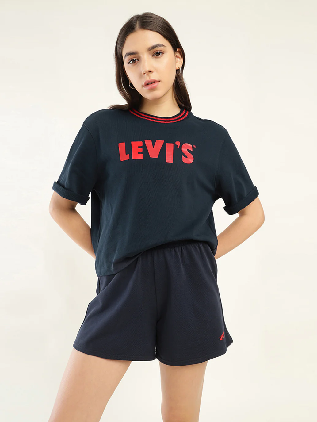 Women's Brand Logo Relaxed Fit T-shirt - Image 2