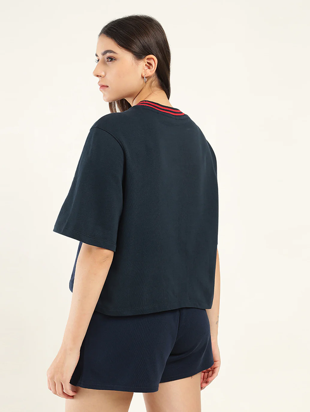 Women's Brand Logo Relaxed Fit T-shirt - Image 3