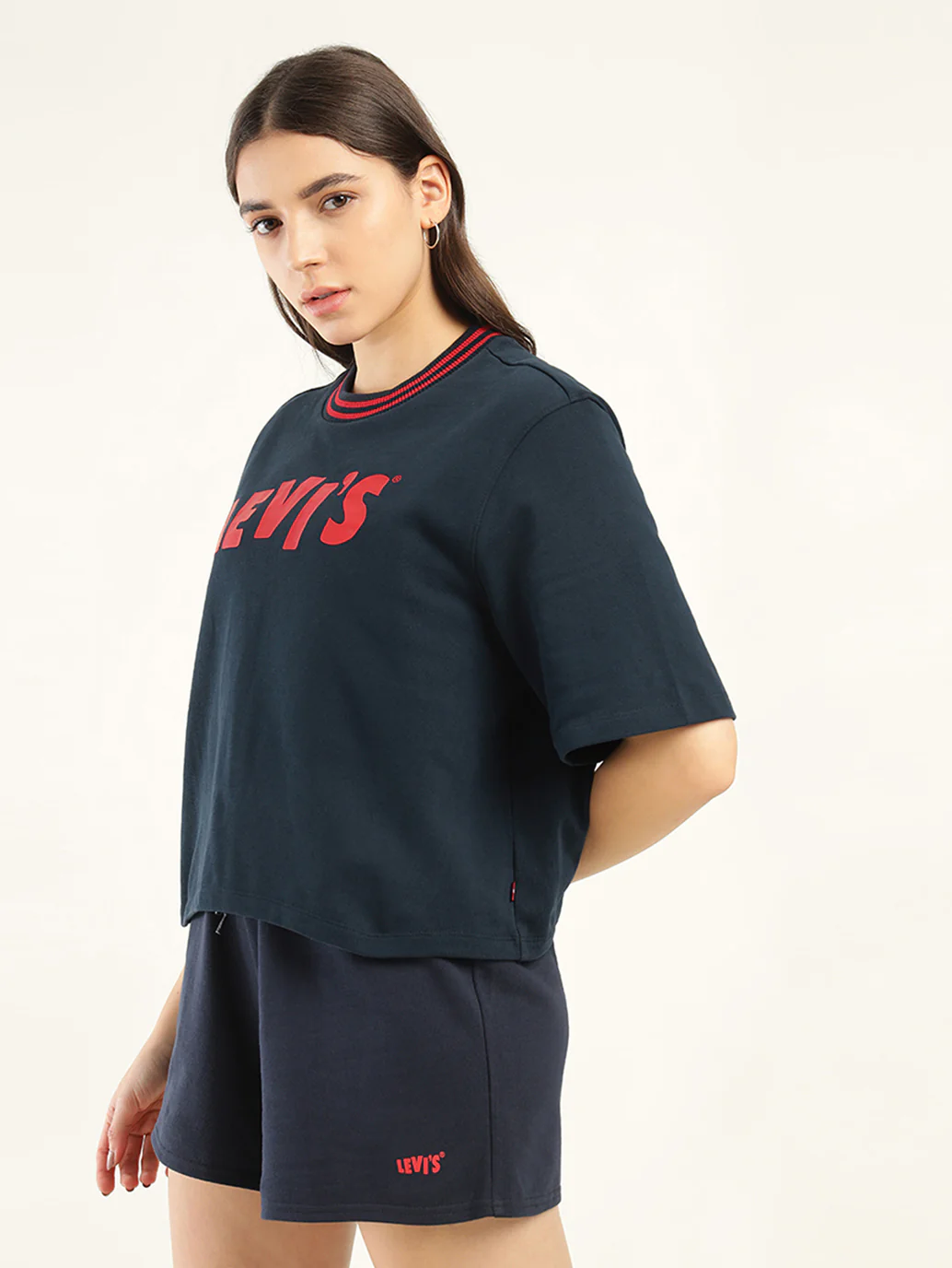 Women's Brand Logo Relaxed Fit T-shirt - Image 5
