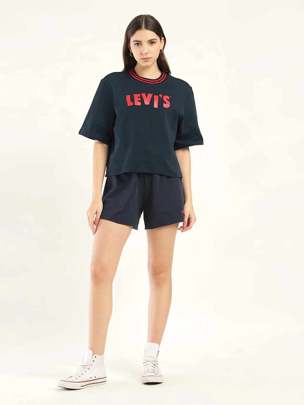 Women's Brand Logo Relaxed Fit T-shirt - Image 6