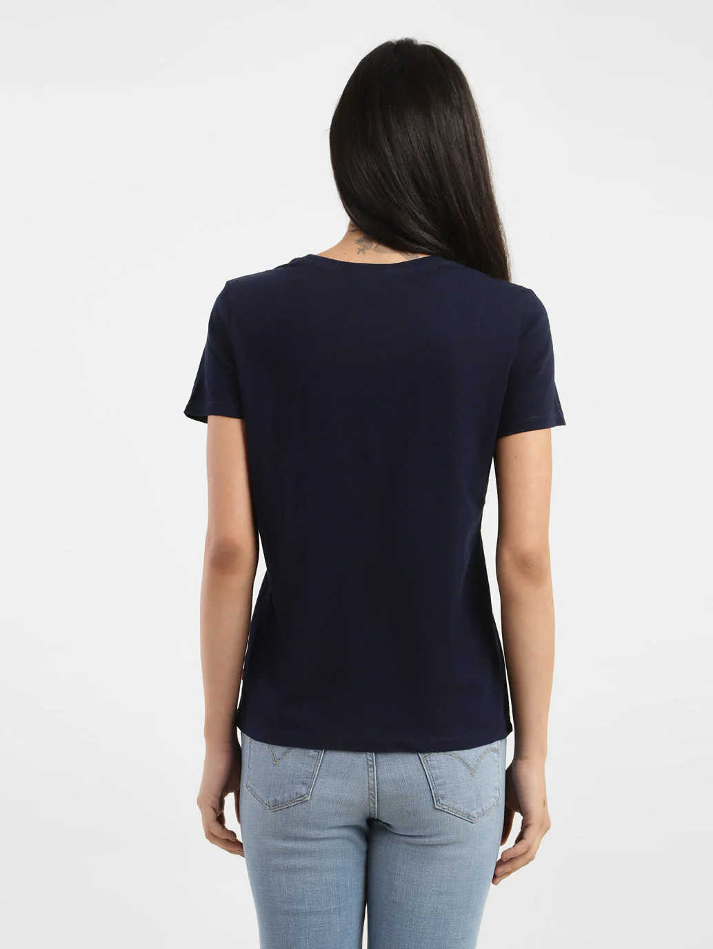 Women's Brand Logo Round Neck T-shirt - Image 3