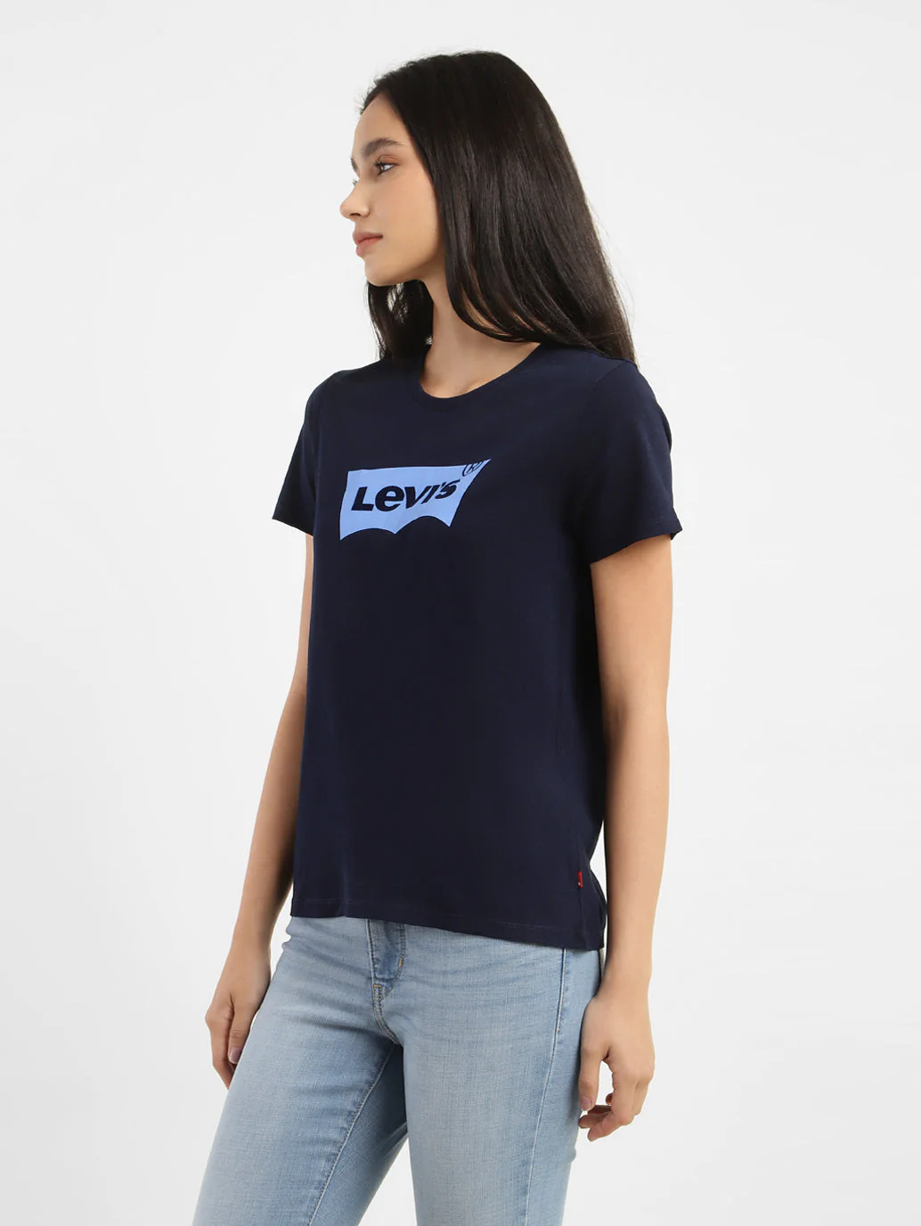 Women's Brand Logo Round Neck T-shirt - Image 4