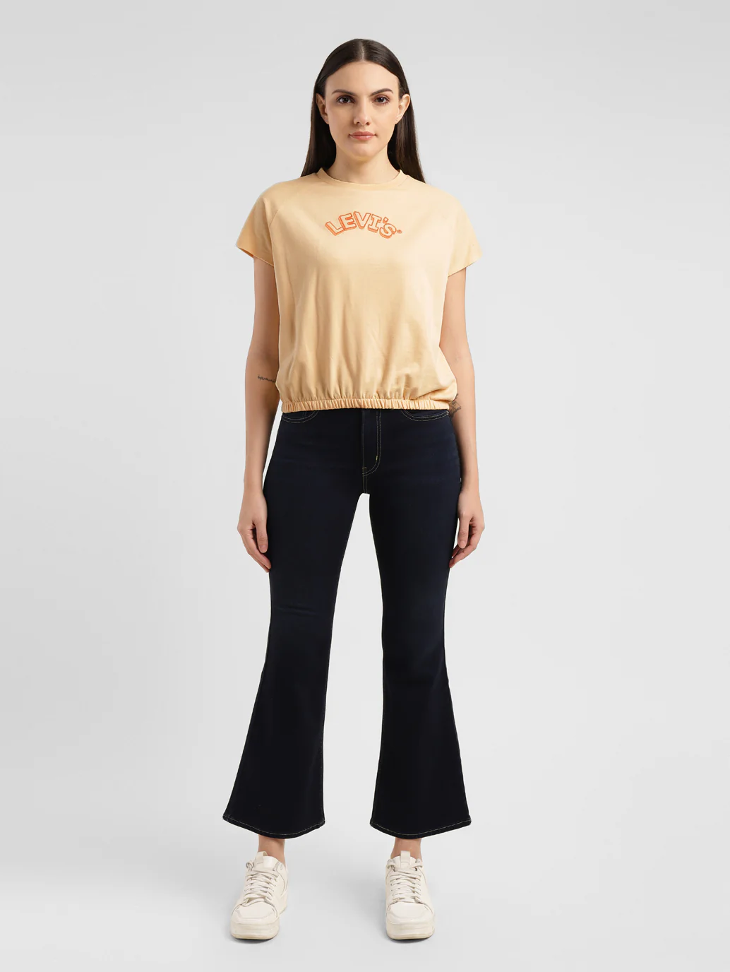Women's Brand Logo Round Neck Top - Image 6