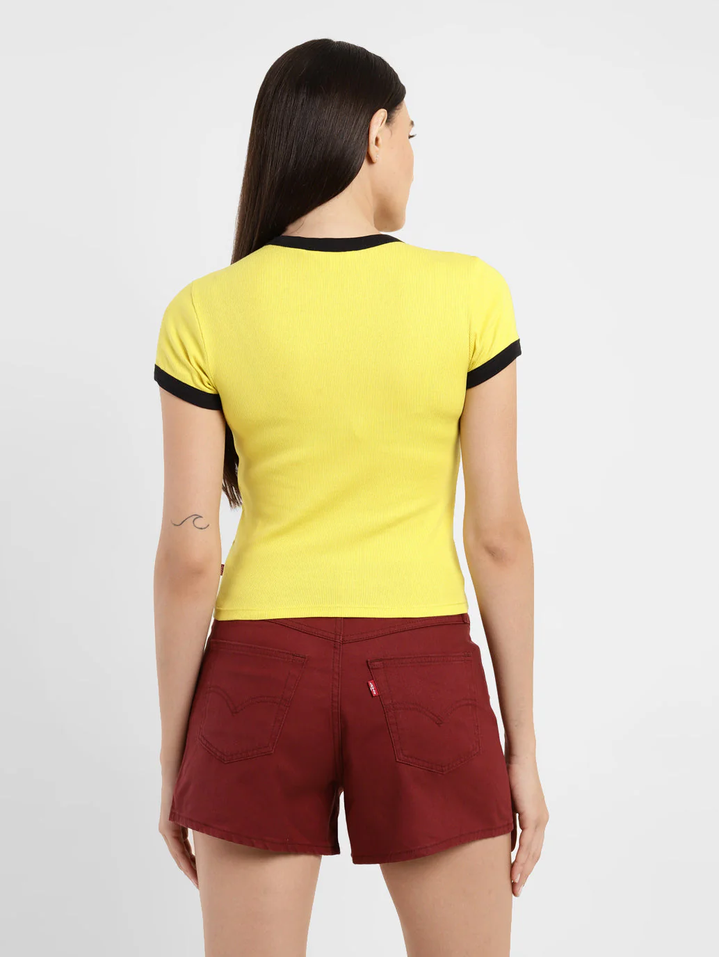 Women's Brand Logo Slim Fit T-shirt - Image 3