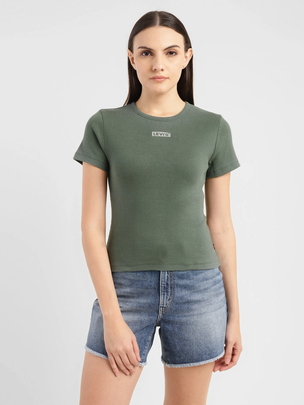 Women's Brand Logo Regular Fit T-shirt - Image 2