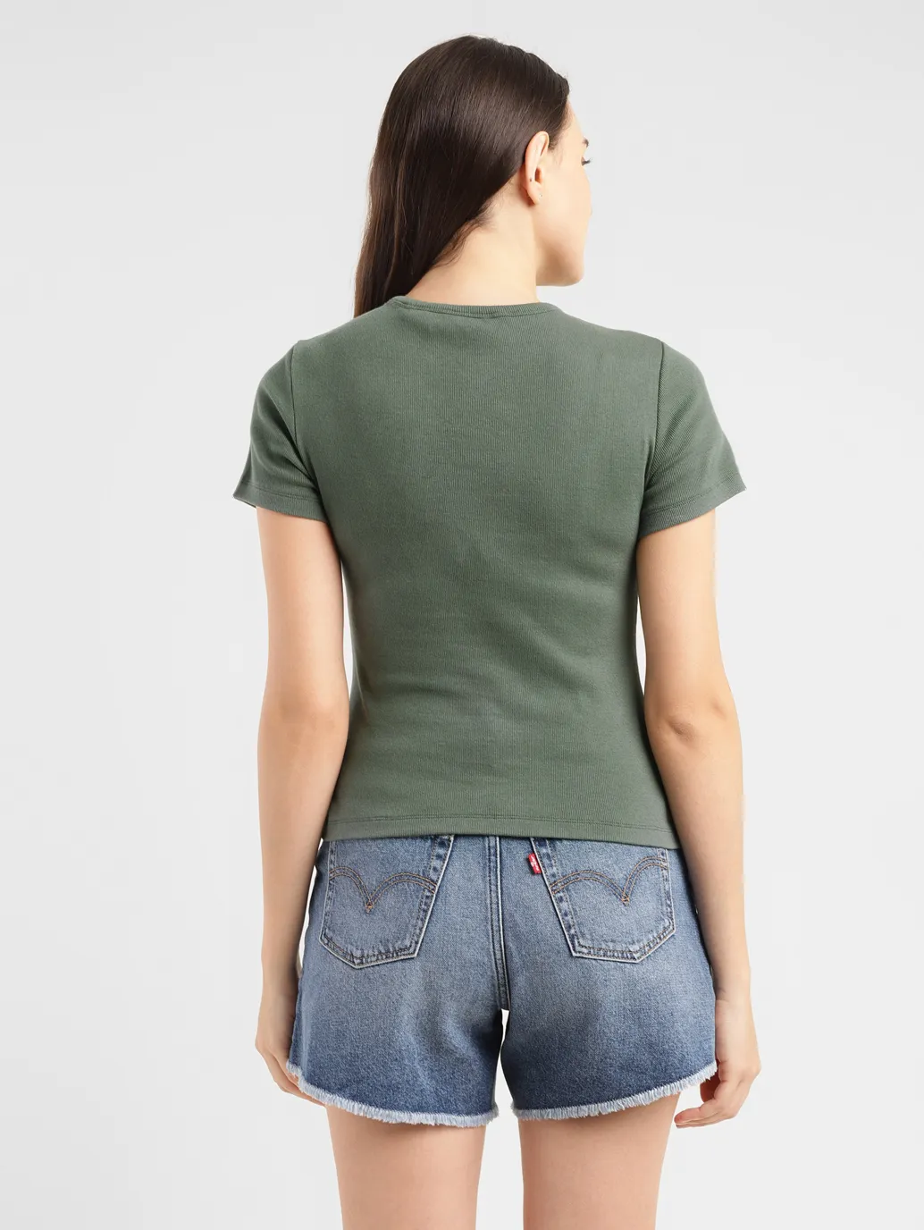 Women's Brand Logo Regular Fit T-shirt - Image 3