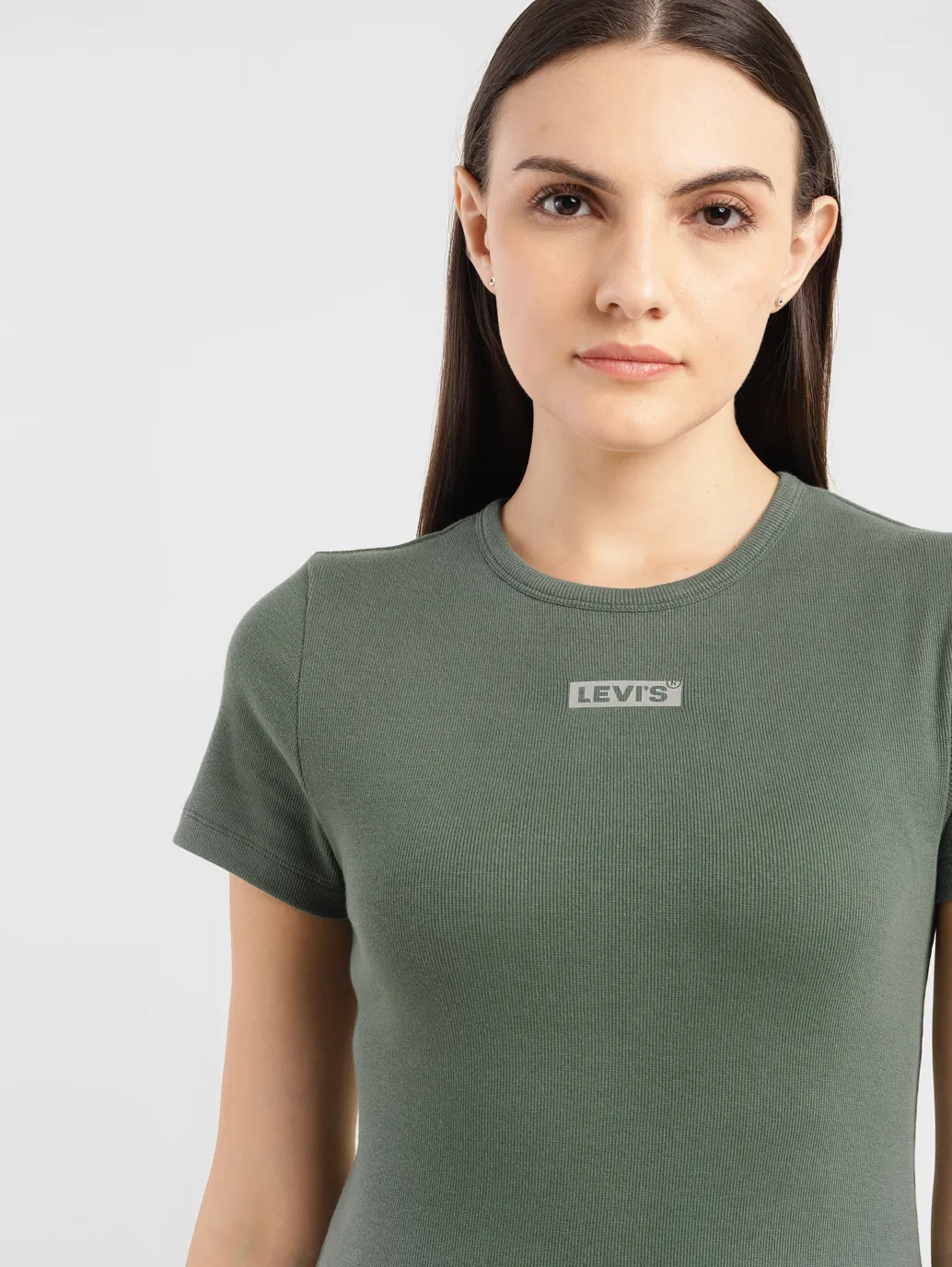 Women's Brand Logo Regular Fit T-shirt - Image 5
