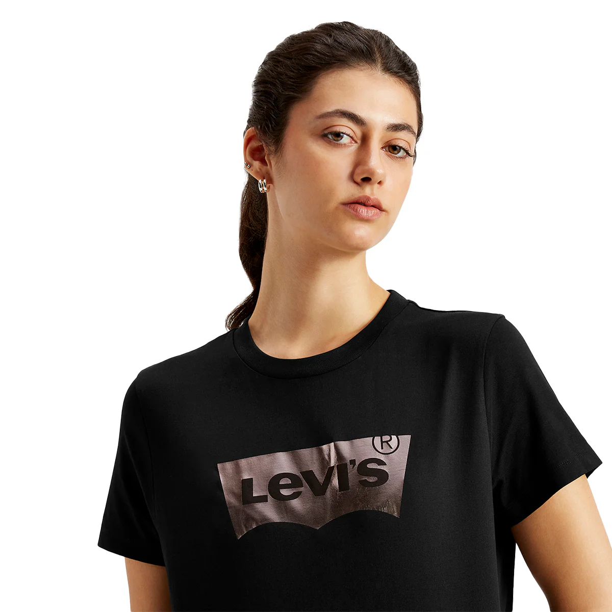 Women's Brand Logo Regular Fit T-Shirt - Image 4